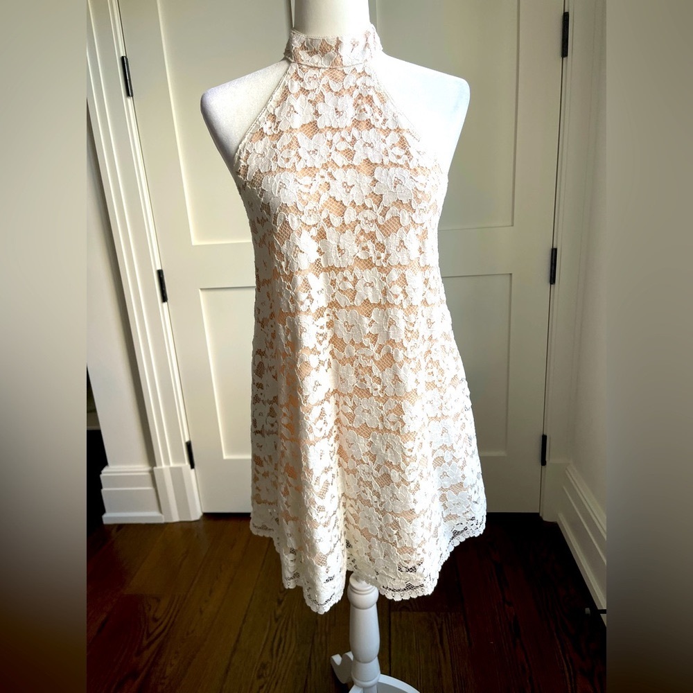 NBD off white lace dress.